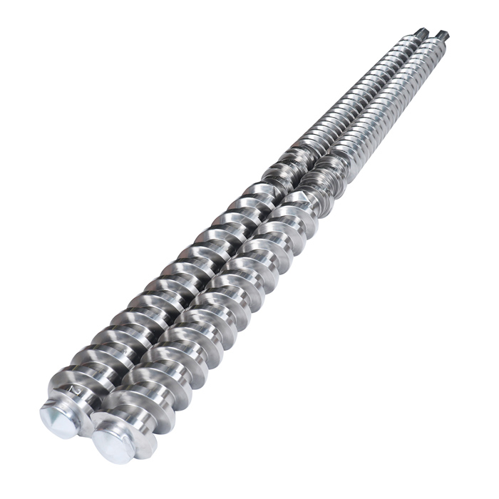 Features and functions of a parallel twin screw barrel