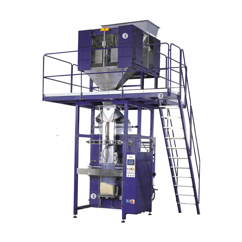 Key components and processes typically involved in a weighing and packing line